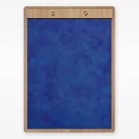 Sans logo - Bleu roi - Couverture similicuir