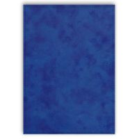 Sans logo - Bleu roi - Couverture similicuir