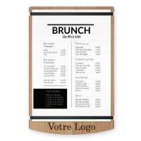 Planche et porte-menu en bois pour les restaurants, hôtels, et cafés