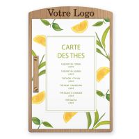 Planche et porte-menu en bois pour les restaurants, hôtels, et cafés